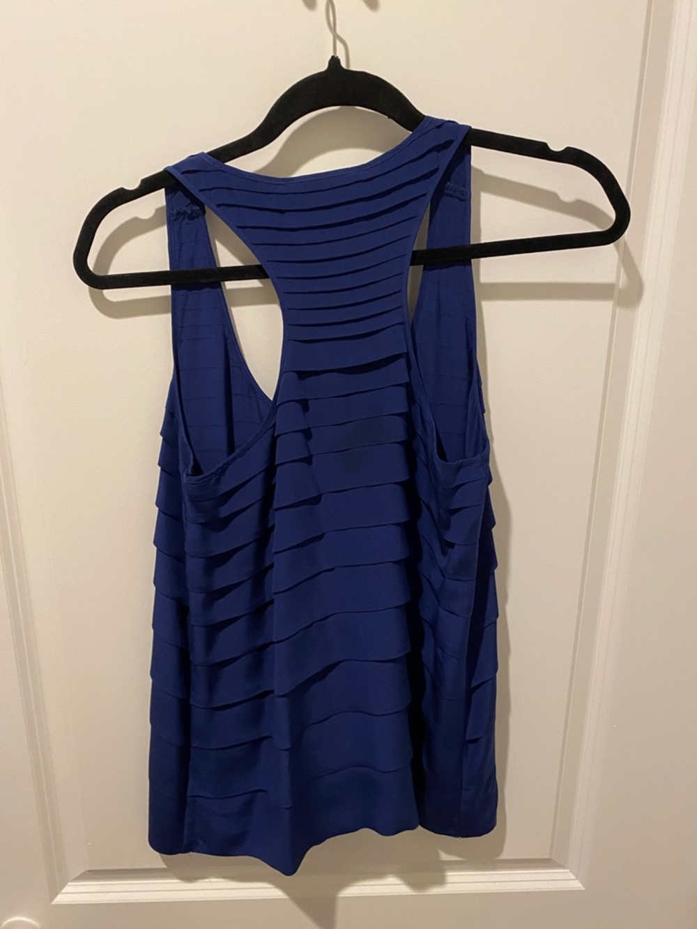 Madison Marcus Women's Layered Racerback Tank Top - Royal Blue - Picture 4 of 4